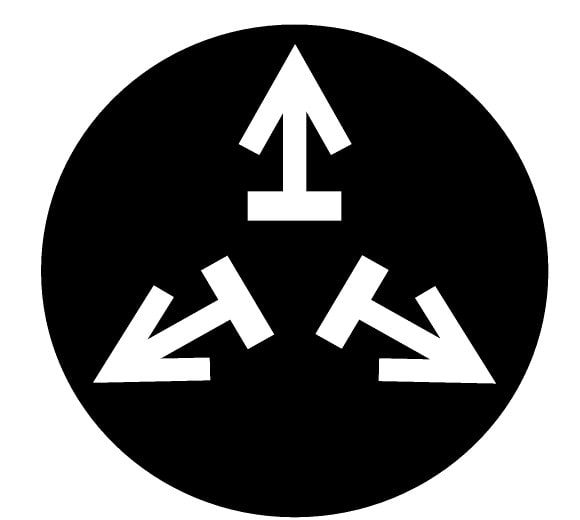 Eaton Industries France SAS - Étiquette, bouton ' coup de poing ' noir, symbole desserrage