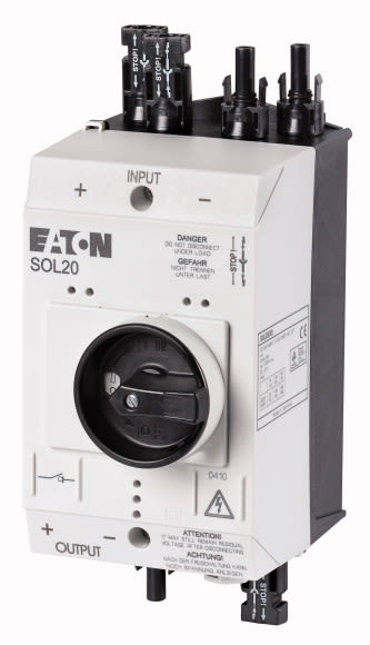 Eaton Industries France SAS - Inter-sectionneur, DC, 20A, 2 Strings MC4