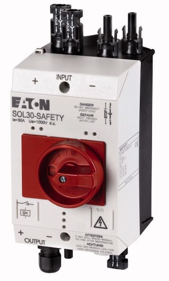 Eaton Industries France SAS - Interrupteur pompiers, 30A, MC4, UA 230V50Hz