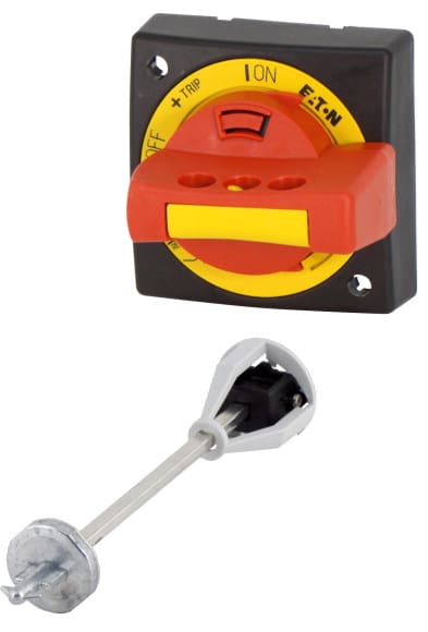 Eaton Industries France SAS - Manette de commande extérieure, rouge-jaune, pour PKE