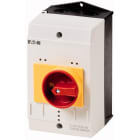 Eaton Industries France SAS - Coffret isolant, HxLxP=181x100x100mm, pour PKZ0, +poignée rotative, rouge/jaune
