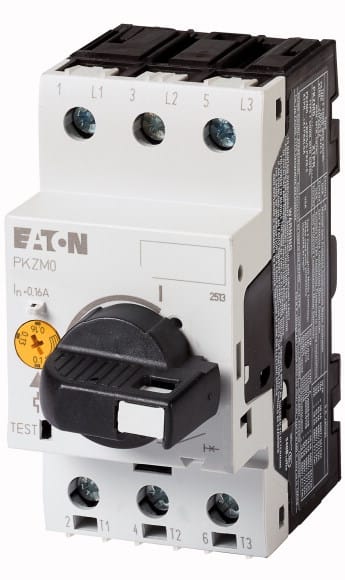 Eaton Industries France SAS - Disjoncteur de protection moteur, 3p, Ir=4-6.3A, manette verrouillable
