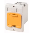 Eaton Industries France SAS - Coffret isolant, encastré, pour PKZ01 +VHI, +dispositif de cadenassage jaune