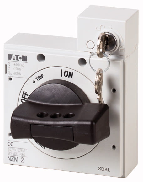 Eaton Industries France SAS - Poignée rotative, + verrouillage par clé, taille 2