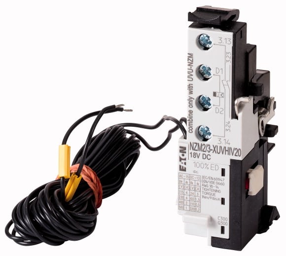 Eaton Industries France SAS - Déclencheur à manque de tension, +2Fa, pour unité de temporisation, +câble