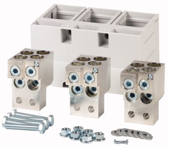 Eaton Industries France SAS - Borne à tunnel, 3p 1 côté du disjoncteur., taille 4