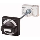 Eaton Industries France SAS - Poignée rotative à commande rompue sur porte, noire, max 60mm axe, taille 2