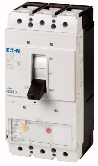 Eaton Industries France SAS - Disjoncteur NZM3, 3P, 630 A, 50 kA, IEC, borne à boulon, électronique