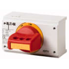 Eaton Industries France SAS - Poignée rotative, inverseur, rouge, verrouillable sur la poignée, version NA
