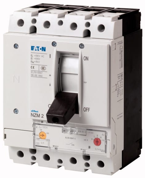 Eaton Industries France SAS - Disjoncteur de puissance NZM2, 150kA, 4P, 125A, IEC