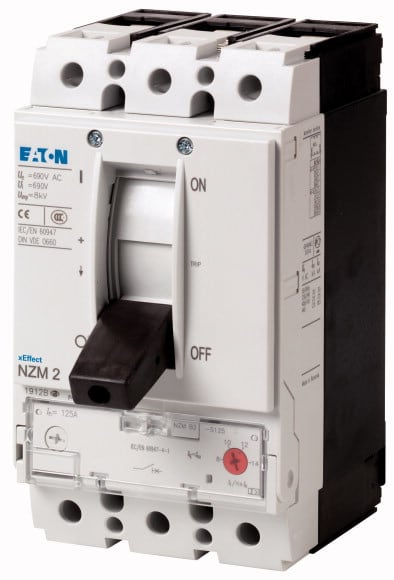 Eaton Industries France SAS - Disjoncteur NZM2, 3P, 160 A, 25 kA, IEC, sélectif, magnétothermique