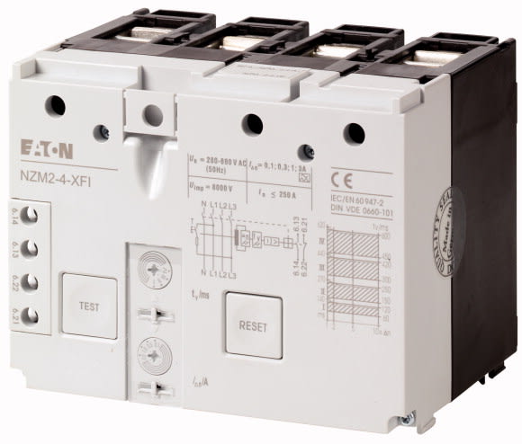 Eaton Industries France SAS - Déclencheur différentiel pour disjoncteur NZM2, 0,1-3A, 4p