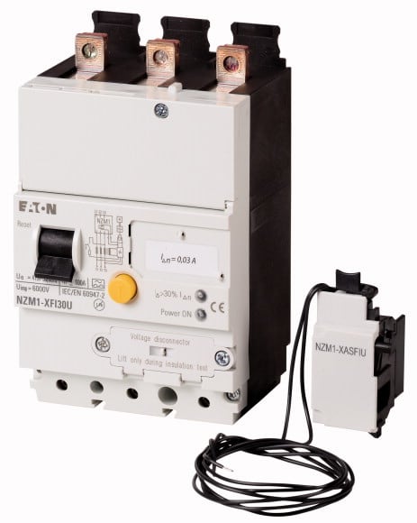 Eaton Industries France SAS - Déclencheur différentiel, 30mA, 3p, en bas