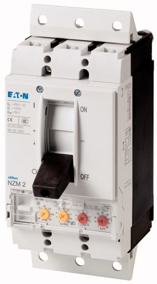 Eaton Industries France SAS - Disjoncteur NZM2, 3P, 100 A, 50 kA, IEC, sur socle, magnétothermique