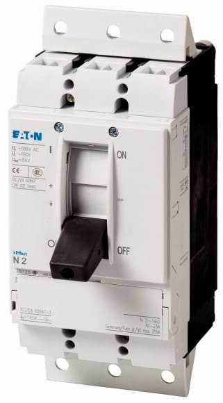 Eaton Industries France SAS - Interrupteur séctionneur N2, 3P, 160 A, sur adaptateur, déconnectable