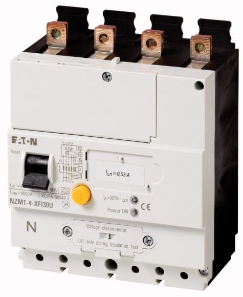 Eaton Industries France SAS - Décl.courant d.défaut, 4p, 300mA, en bas