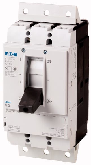 Eaton Industries France SAS - Interrupteur séctionneur N2, 3P, 200 A, sur adaptateur, déconnectable