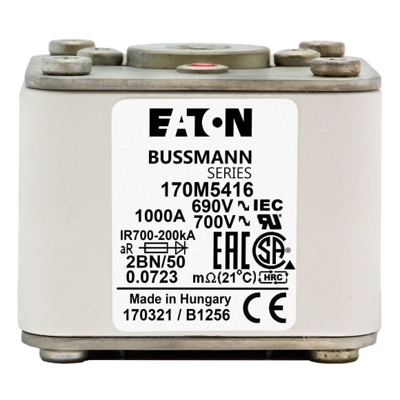 Eaton Industries France SAS - FUSE 250A 1250V 2BKN/80 AR CU