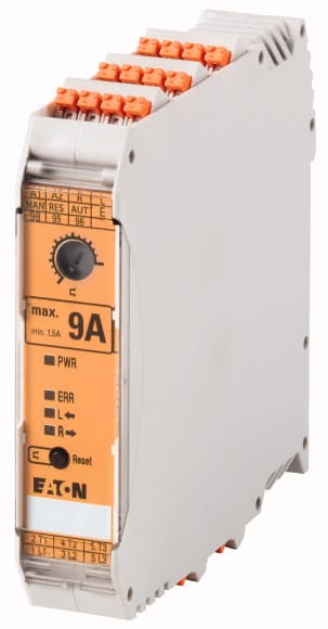 Eaton Industries France SAS - Démarreur-inverseur, 24 V DC, 0,18 - 3 A, Push-In, arrêt d'urgence, ATEX