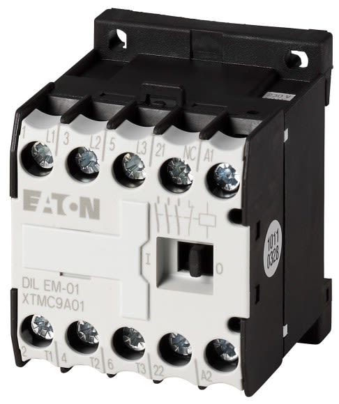 Eaton Industries France SAS - Contacteur de puissance, 3p+1O, 4kW/400V/AC3