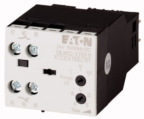 Eaton Industries France SAS - Module de temporisation, 200-240VAC, 0,5-10s, retardé à la chute