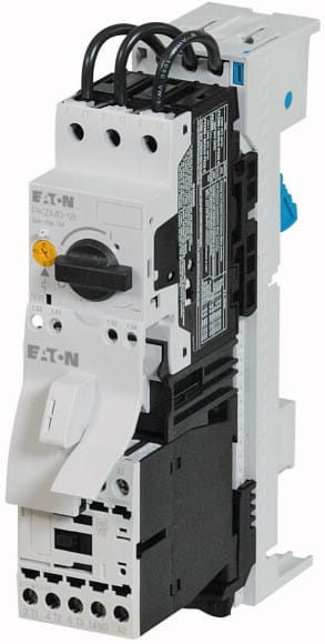 Eaton Industries France SAS - Démarreur direct, 3p, 7.5kW/400V/AC3, 50kA, +adaptateur pour jeux de barres