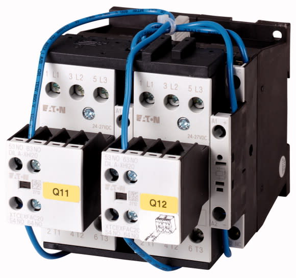 Eaton Industries France SAS - Démarreur-inverseur, 3p, +2F libre, 11kW/400V/AC3