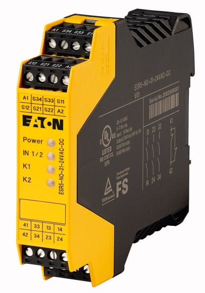 Eaton Industries France SAS - Modules de sécurité ESR5, 24VDC/AC, 3 circuits de validation