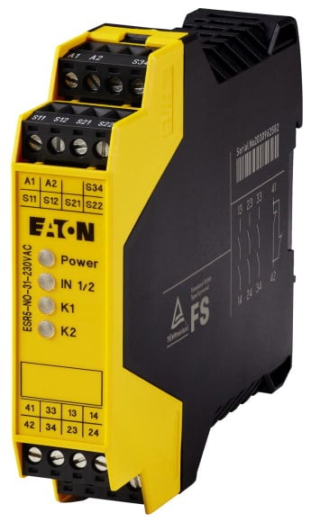 Eaton Industries France SAS - Modules de sécurité arrêt d'urgence/protecteur mobile, 230VAC, 3 circuits