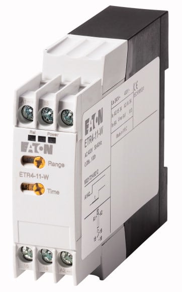 Eaton Industries France SAS - Relais temporisé, 1W, 0,05s-60h, retard à l'appel, 400VAC
