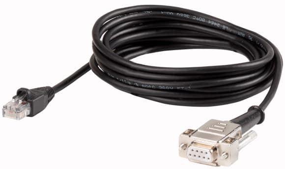 Eaton Industries France SAS - Câble de programmation, en série, XC100/200, EC4P, RJ45, sub-D 9pôles, 2m