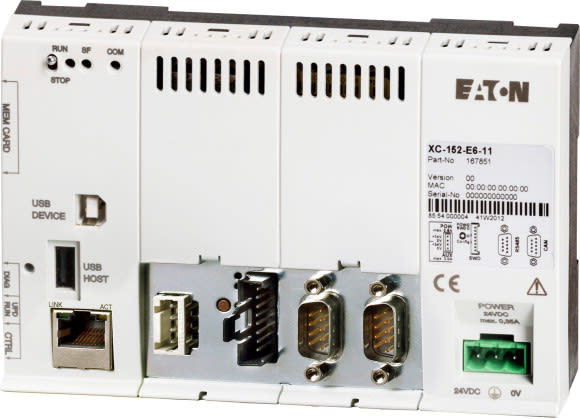 Eaton Industries France SAS - Automate compact, 24V DC, ethernet, RS232, RS485, CAN
