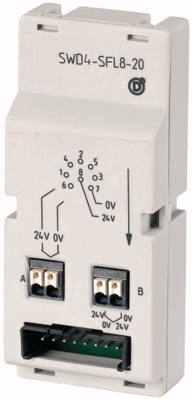 Eaton Industries France SAS - Traversée d'armoire, SmartWire-DT, câble plat, câble rond, connecteur femelle