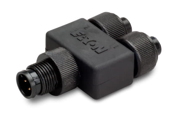 Eaton Industries France SAS - Répartiteur SWD IP67, 4p M12-M sur 2x 4p M12-F broche 4