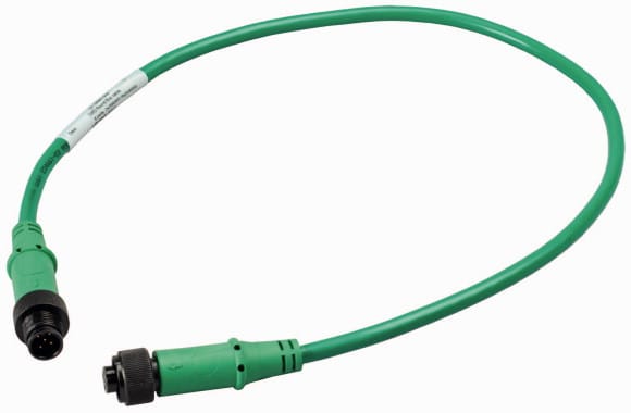 Eaton Industries France SAS - Câble rond SWD IP67, 0,6 m, 5 pôles, prémonté avec connecteur M/F M12