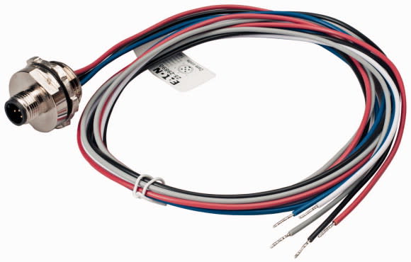 Eaton Industries France SAS - Traversée de boîtier SWD, connecteur mâle M12, 5 câbles, longueur 1 m