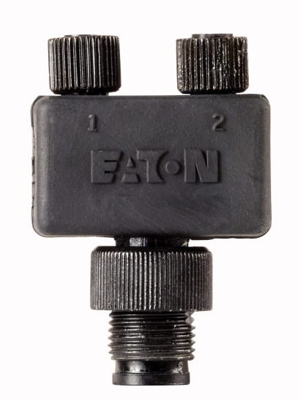 Eaton Industries France SAS - Répartiteur SWD IP67, 4p M12-M sur 2x 4p M8-F,broche 2