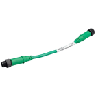 Eaton Industries France SAS - Câble rond SWD IP67, 0,1 m, 5 pôles, prémonté avec connecteur M/F M12