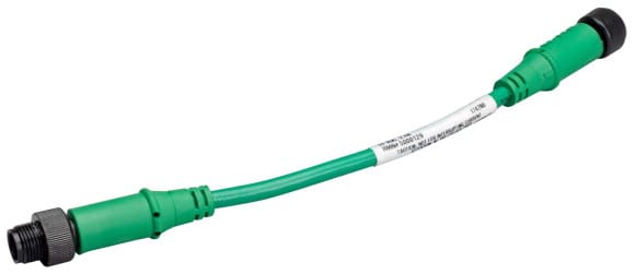 Eaton Industries France SAS - Câble rond SWD IP67, 0,3m, 5 pôles, prémonté avec connecteur M/F M12