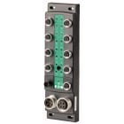Eaton Industries France SAS - Module-bloc E/S SWD IP69K, 24 V DC, 4 E alim, 4 S alim séparée, 8 E/S M12 fem