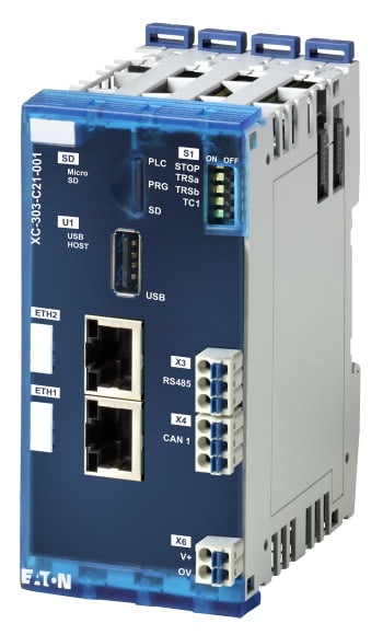 Eaton Industries France SAS - API XC303, CODESYS 3, SD, USB, 2x Ethernet, CAN, RS485