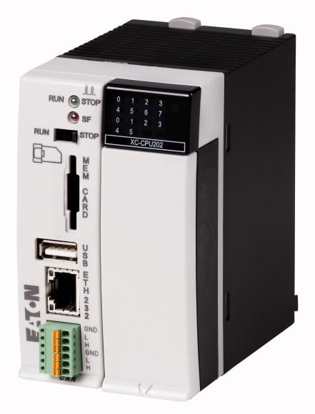 Eaton Industries France SAS - API modulaire, 24V DC, 8 E. TOR, 6sort. TOR, ethernet, RS232, CAN, webserver