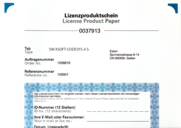 Eaton Industries France SAS - Logiciel de programmation, API, selon IEC61131-1, licence monoposte