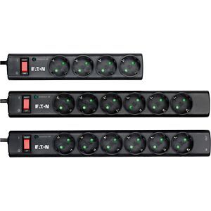 Eaton Industries France SAS - Multiprises parafoudre,10A, Eaton Protection Strip, 6 prises DIN + RJ11 tel