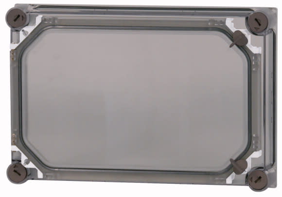 Eaton Industries France SAS - Couvercle, +porte, transparent, HxLxP=250x375x50mm