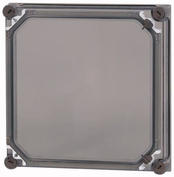 Eaton Industries France SAS - Couvercle, +porte, transparent, HxLxP=375x375x25mm