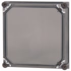 Eaton Industries France SAS - Couvercle, +porte, transparent, HxLxP=375x375x25mm