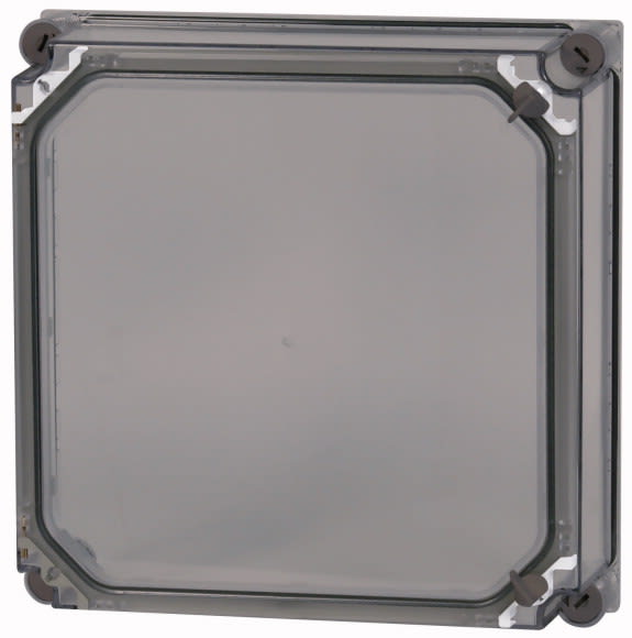 Eaton Industries France SAS - Couvercle, +porte, transparent, HxLxP=375x375x50mm