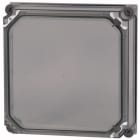 Eaton Industries France SAS - Couvercle, +porte, transparent, HxLxP=375x375x50mm