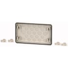 Eaton Industries France SAS - Flasque, entrée défonçable, 18x M16, 4x M20, HxLxP=116x250x23mm